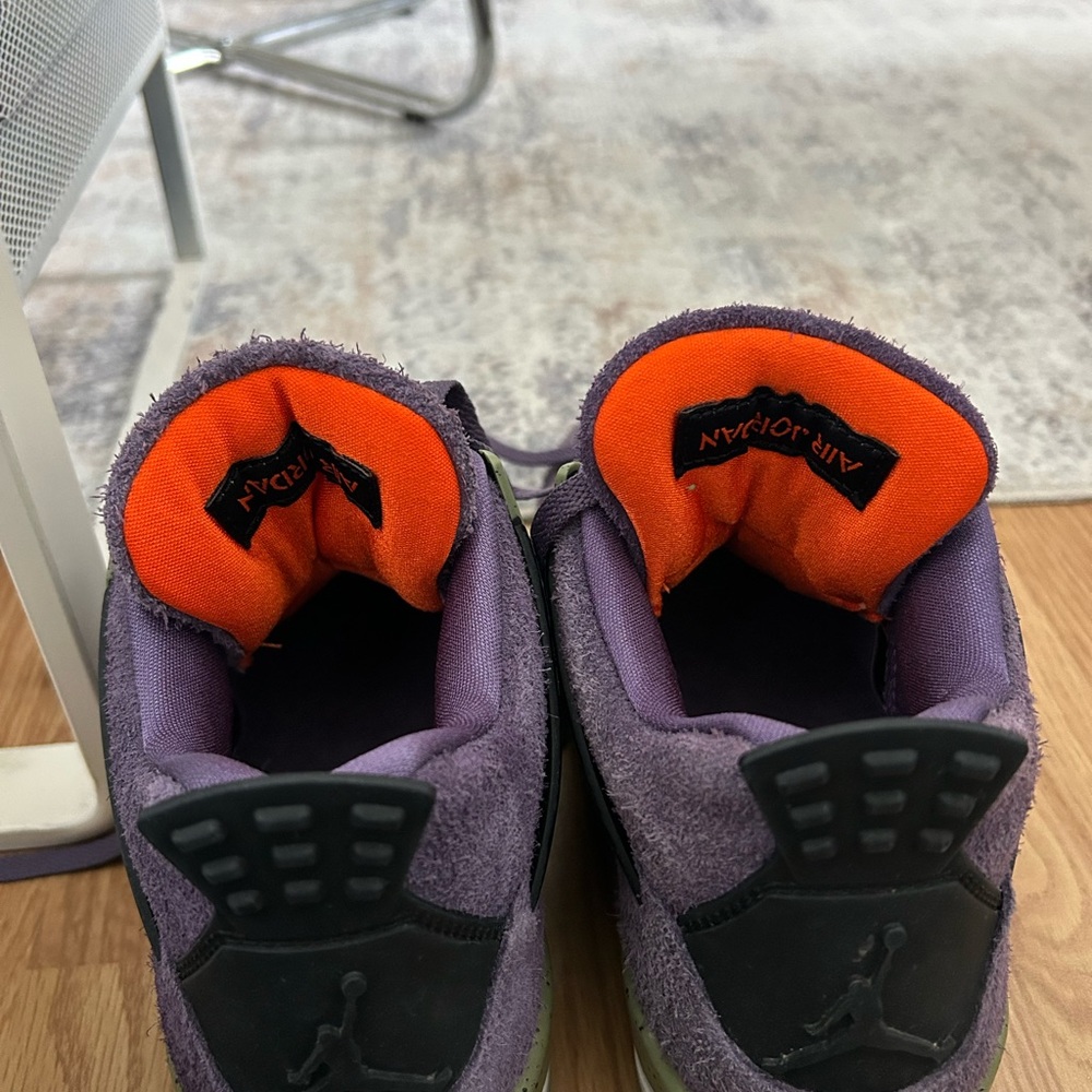 Air Jordan 4 Retro 'Canyon Purple Womens size 7.5 - Picture 2 of 6